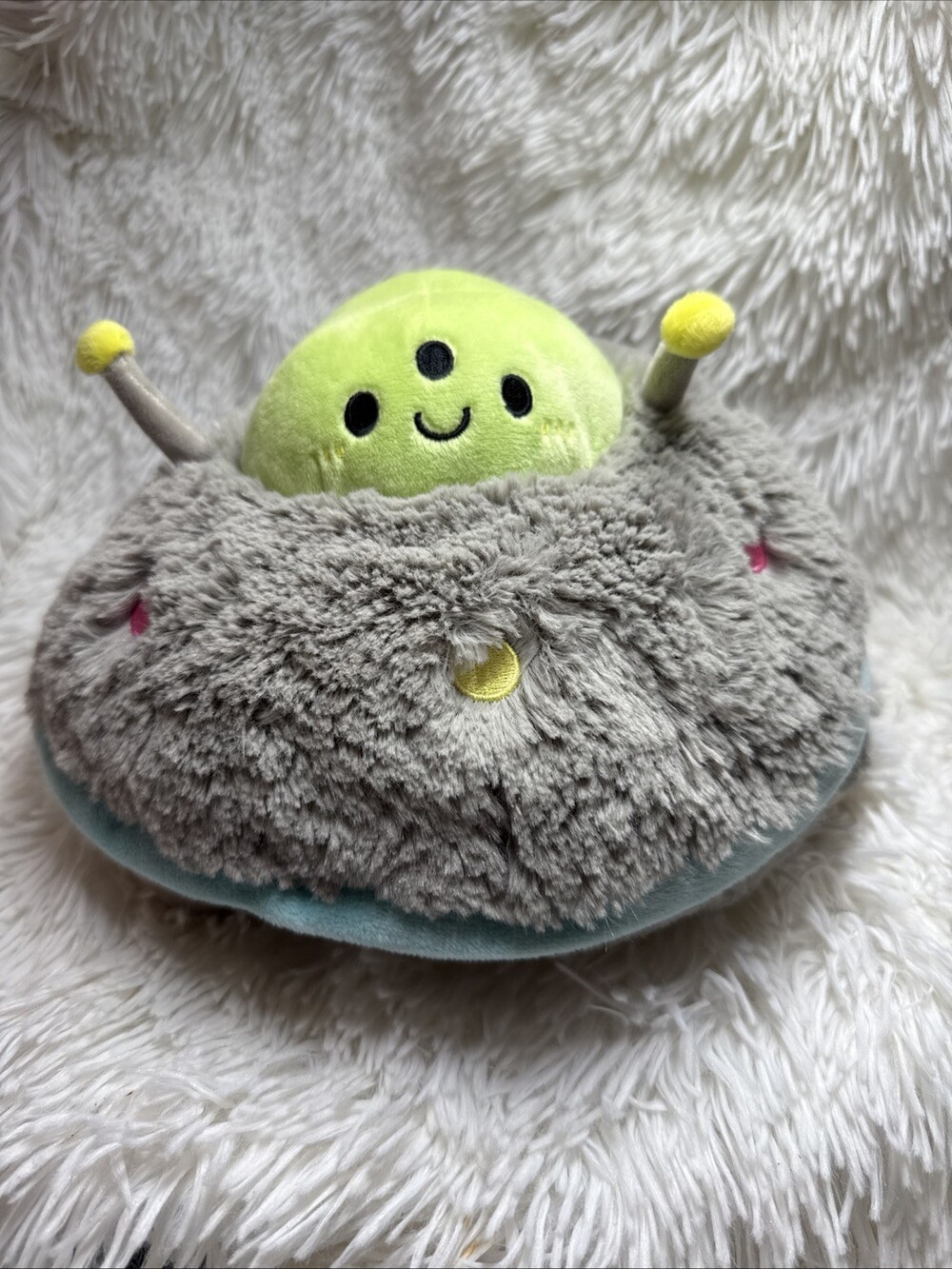 Squishable Mini UFO Alien Plush 10-11” Celestial Space Ship Plush Toy